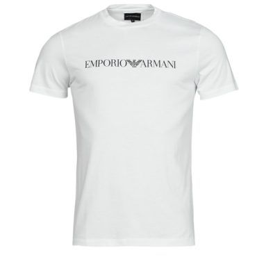 T-shirt uomo Emporio Armani 8N1TN5 Bianco maniche corte, elegante e trendy, perfetta per ogni occasione. Realizzata con materiali di alta qualità, questa T-shirt offre comfort e stile ineguagliabili. Ideale per un look casual o sportivo, rappresenta un must-have nel guardaroba maschile. Disponibile su outletscarpeonline.it.