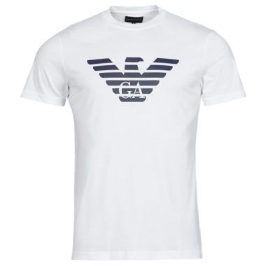 T-shirt maniche corte Emporio Armani 8N1TN5 Bianco per uomo, elegante e versatile, ideale per il casual quotidiano. Realizzata con materiali di alta qualità, questa t-shirt offre un taglio moderno e comfort. Aggiungila al tuo guardaroba per un look raffinato e alla moda.