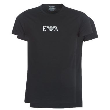 T-shirt uomo Emporio Armani CC715-PACK DE 2 nera maniche corte, disponibile in confezione doppia. Stile elegante e versatile, ideale per outfit casual e formali. Realizzata con materiali di alta qualità, garantisce comfort e durata. Perfetta per i fan del marchio Emporio Armani alla ricerca di un look sofisticato e alla moda.