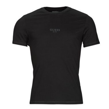 T-shirt Uomo Guess AIDY Nero, maniche corte, in cotone morbido e resistente, design elegante e casual, ideale per ogni occasione. Acquista la T-shirt Guess AIDY Nero per un look trendy e sofisticato.