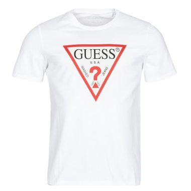 T-shirt maniche corte Uomo Guess CN SS ORIGINAL LOGO TEE Bianco, con logo originale in evidenza, ideale per uno stile casual e alla moda. Perfetta per completare il guardaroba estivo, realizzata in cotone di alta qualità per il massimo comfort. Acquista ora la T-shirt Guess e rendi il tuo look unico e distintivo.