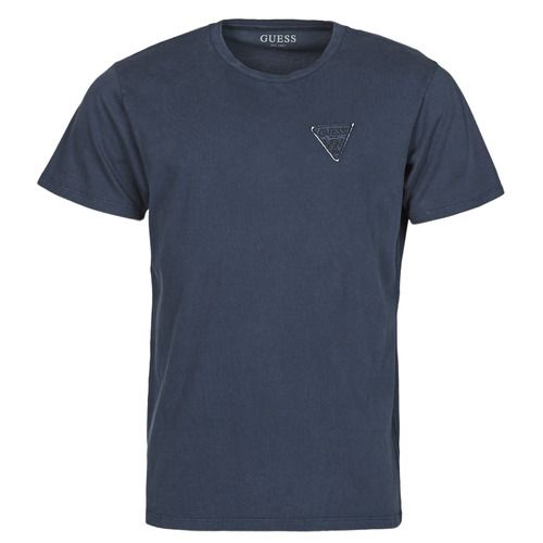 T-shirt uomo Guess LOGO ORGANIC BASIC CN SS TEE Blu, maniche corte, realizzata in cotone organico di alta qualità. Stile moderno e casual, perfetta per ogni occasione. Disponibile in diverse taglie, ideale per un look trendy e sostenibile. Acquista ora la tua t-shirt Guess per un tocco di classe nel tuo guardaroba.