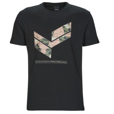 T-shirt maniche corte Uomo Kaporal CLAY EXODE 2 Nero, moda casual, stile contemporaneo, tessuto di alta qualità, perfetta per l'abbigliamento estivo, ideale per abbinamenti versatili, comfort e design moderno.