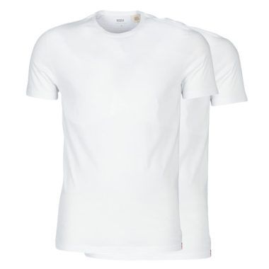 T-shirt uomo Levis SLIM 2PK CREWNECK 1 Bianco, maniche corte, perfetta per un look moderno e casual. Realizzata in cotone morbido e traspirante, questa T-shirt offre comfort e stile. Ideale per abbinamenti quotidiani e occasioni informali. Scegli la qualità Levis per il tuo guardaroba.