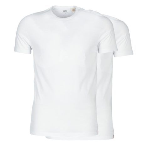 T-shirt uomo Levis SLIM 2PK CREWNECK 1 Bianco, maniche corte, perfetta per un look moderno e casual. Realizzata in cotone morbido e traspirante, questa T-shirt offre comfort e stile. Ideale per abbinamenti quotidiani e occasioni informali. Scegli la qualità Levis per il tuo guardaroba.