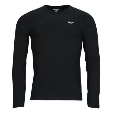 T-shirt manica lunga uomo Pepe Jeans ORIGINAL BASIC 2 LONG in nero, ideale per un look casual e alla moda. Comfort e stile uniti in un design versatile. Perfetta per ogni occasione, da abbinare a jeans o pantaloni per un outfit trendy. Acquista ora la tua Pepe Jeans!
