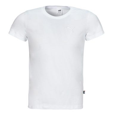 T-shirt uomo Puma BETTER ESSENTIALS MADE IN FRANCE di colore bianco, maniche corte, design moderno e casual, realizzata in cotone di alta qualità per comfort e traspirabilità. Ideale per un look sportivo o casual, perfetta per ogni occasione. Acquista la tua T-shirt Puma per un outfit alla moda e versatile.