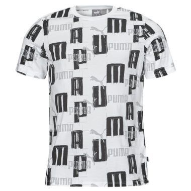 T-shirt uomo Puma ESS+ LOGO LAB AOP TEE Bianco, maniche corte, design moderno e casual, ideale per un look quotidiano. Realizzata in cotone di alta qualità, offre comfort e traspirabilità. Perfetta per sport e tempo libero, questa t-shirt è un must-have nel guardaroba maschile. Disponibile in diverse taglie.