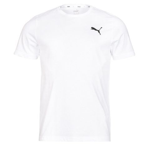 T-shirt uomo Puma ESS LOGO TEE Bianco, maniche corte, stile casual e moderno, ideale per il tempo libero e l'abbigliamento sportivo. Realizzata in cotone di alta qualità per comfort e traspirabilità, questa t-shirt si adatta perfettamente a ogni outfit. Perfetta per gli appassionati di moda e sport, la t-shirt Puma è un must-have nel guardaroba maschile.