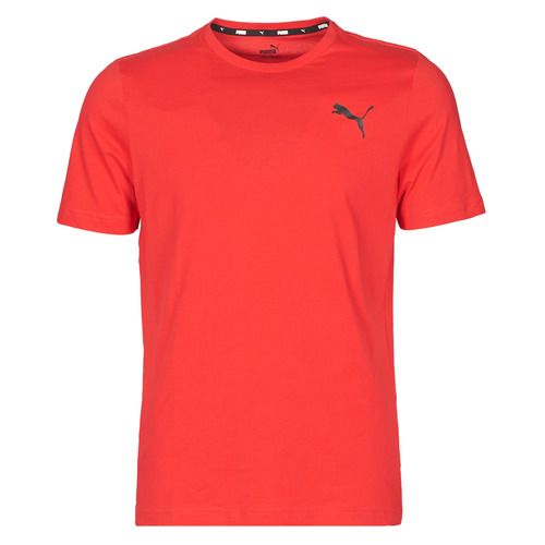 T-shirt uomo Puma ESS TEE rossa, maniche corte, ideale per un look casual e sportivo. Questa maglietta è realizzata in materiale traspirante, perfetta per l'attività fisica e il tempo libero. Scopri il comfort e lo stile della Puma ESS TEE, un must-have nel tuo guardaroba.