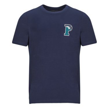 T-shirt uomo Puma PUMA SQUAD BADGE TEE in blu marine, maniche corte, perfetta per sport e tempo libero. Realizzata in tessuto leggero e traspirante, ideale per un look casual e dinamico. Design moderno con logo Puma sul petto, disponibile in diverse taglie. Acquista ora la tua T-shirt Puma per un outfit sportivo e alla moda!
