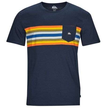 T-shirt uomo Quiksilver SURFADELICA STRIPE SS in colore marine, maniche corte. Design elegante e alla moda, ideale per outfit casual e sportivi. Realizzata con materiali di alta qualità per garantire comfort e durata. Perfetta per la stagione estiva e attività all'aperto. Acquista ora la T-shirt Quiksilver SURFADELICA STRIPE SS per un look trendy e versatile.