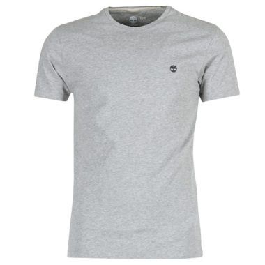 T-shirt uomo Timberland SS DUNSTAN RIVER CREW TEE grigio, maniche corte, stile casual, ideale per l'abbigliamento estivo e le attività all'aperto. Design elegante e logo Timberland distintivo. Perfetta per completare il tuo look quotidiano con comfort e qualità. Disponibile in diverse taglie.