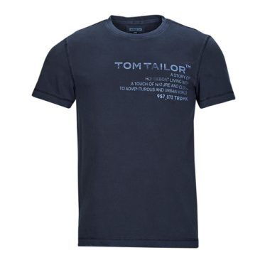 T-shirt uomo Tom Tailor 1035638 Marine, maniche corte, ideale per look casual e estivi. Realizzata in morbido cotone, questa maglietta combina comfort e stile. Perfetta per abbinamenti versatili, è un must-have nel guardaroba maschile.