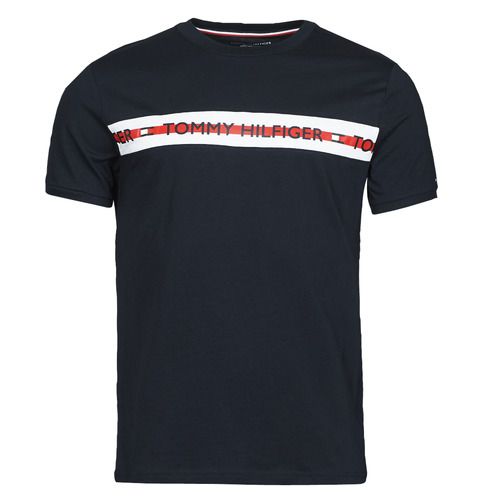 T-shirt uomo Tommy Hilfiger CN SS TEE LOGO blu, maniche corte, design elegante e moderno, perfetta per il tuo guardaroba casual. Realizzata con materiali di alta qualità, questa T-shirt è ideale per ogni occasione, dallo shopping al tempo libero. Aggiungi un tocco di stile americano al tuo outfit con il logo distintivo Tommy Hilfiger.