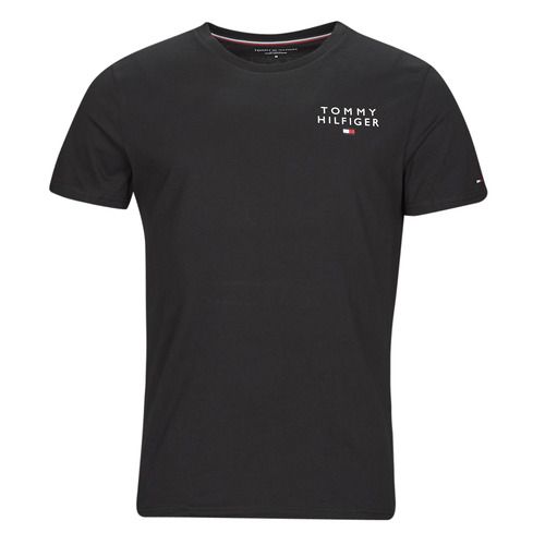 T-shirt uomo Tommy Hilfiger CN SS TEE LOGO Nero, maniche corte, design iconico, logo distintivo, moda casual, perfetta per il guardaroba maschile. Acquista la T-shirt Tommy Hilfiger per un look elegante e rilassato.