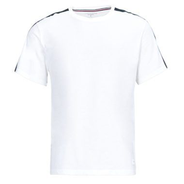 T-shirt Tommy Hilfiger SS TEE LOGO Bianco per uomo, maniche corte, stile casual e moderno, ideale per il guardaroba maschile. Perfetta per abbinamenti versatili, questa T-shirt è un must-have per chi cerca comfort e tendenze di moda. Acquista ora per aggiungere un tocco di classe al tuo look quotidiano.