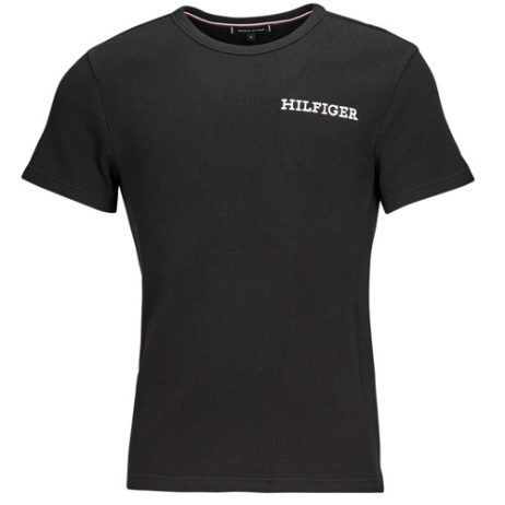 T-shirt uomo Tommy Hilfiger SS TEE Nero, maniche corte, stile casual, moda estiva, disponibile online.