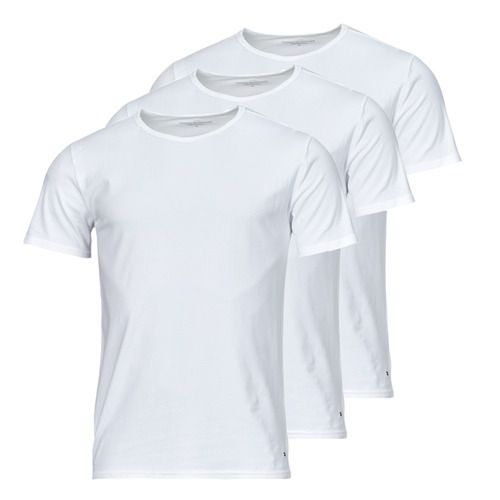 T-shirt uomo Tommy Hilfiger  STRETCH CN SS TEE 3PACK X3  Bianco Tommy Hilfiger