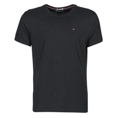T-shirt uomo Tommy Jeans TJM ORIGINAL JERSEY TEE Nero, maniche corte, ideale per uno stile casual e moderno. Perfetta per l'abbigliamento quotidiano, questa T-shirt è un must-have nel guardaroba maschile. Disponibile in colore nero, offre un comfort eccezionale e un design versatile. Acquista ora per un look nel segno della qualità Tommy Jeans!
