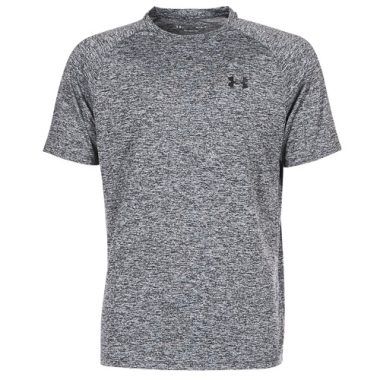 T-shirt Under Armour UA TECH SS TEE Grigio per uomo, maniche corte, realizzata in tessuto tecnico per una maggiore traspirabilità e comfort. Ottima per attività sportive e uso quotidiano, design moderno e versatile. Ideale per gli appassionati di fitness e tempo libero.