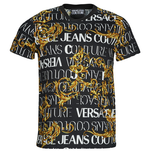 Versace Jeans Couture 73GAH6S0 G89 Black Short sleeved T shirt Man 163.95