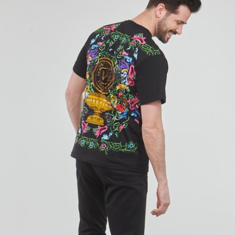Versace Jeans Couture GAH6RG Nero T shirt maniche corte Uomo 171.95