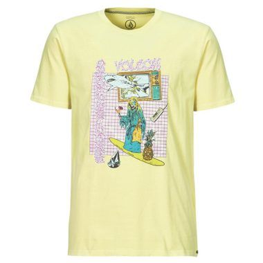 T-shirt uomo Volcom FRENCHSURF PW SST Giallo, maniche corte, design moderno e comfort per l'abbigliamento estivo. Perfetta per gli amanti dello stile casual e delle attività all'aperto. Acquista ora la tua t-shirt Volcom per un look fresco e alla moda.