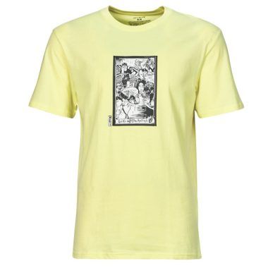 T-shirt uomo Volcom MADITI BSC SST Giallo con maniche corte, realizzata in cotone morbido e traspirante. Design moderno e casual, perfetta per gli outfit estivi. Disponibile in diverse taglie, ideale per gli amanti dello stile streetwear. Acquista ora questa t-shirt versatile per un look alla moda!