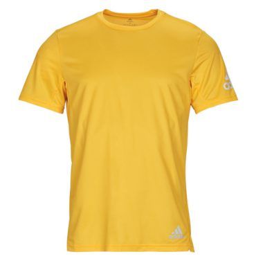 T-shirt uomo Adidas RUN IT TEE M Giallo, maglietta maniche corte ideale per l'attività sportiva, realizzata in tessuto leggero e traspirante. Perfetta per allenamenti e tempo libero, offre comfort e stile. Acquista ora la T-shirt Adidas RUN IT TEE M per un look sporty e moderno!