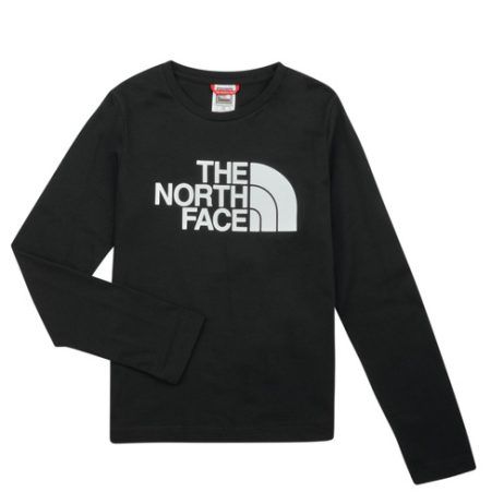 T-shirts a maniche lunghe ragazzo The North Face  Teen L/S Easy Tee  Nero The North Face 196573238961