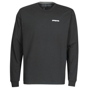 T-shirt a maniche lunghe Uomo Patagonia M'S L/S P-6 LOGO RESPONSIBILI-TEE di colore nero, realizzata con materiali sostenibili, ideale per un look casual e responsabile. Acquista ora la tua T-shirt Patagonia, perfetta per l'outdoor e la vita quotidiana.