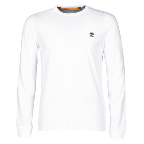 T-shirt a maniche lunghe Timberland LS Dunstan River Tee in bianco per uomo, perfetta per un look casual e moderno. Realizzata in materiali di alta qualità, offre comfort e stile per ogni occasione. Acquista ora la T-shirt Timberland ideale per il tuo guardaroba!