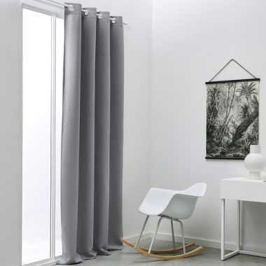 Tende    Rideau Occultant 140/240 Polyester TODAY Essential Acier  Grigio