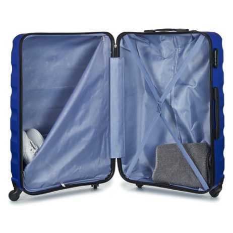 Valigia rigida uomo David Jones  CHAUVETTINI 107L  Blu David Jones