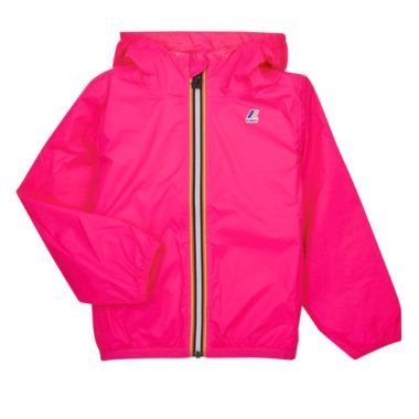 Giacca a vento ragazza K-Way LE VRAI 3.0 PETIT CLAUDE color rosa, design elegante e moderno, leggera e impermeabile, ideale per outfit casual e attività all'aperto. Perfetta per la primavera e l'autunno, offre comfort e stile. Disponibile online su Outlet Scarpe.