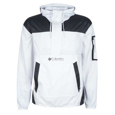 Giacca a vento Uomo Columbia CHALLENGER WINDBREAKER Bianco, ideale per attività all'aperto e per la vita quotidiana. Design leggero e resistente, offre protezione dal vento e comfort assoluto. Perfetta per escursioni, sport e moda casual. Acquista ora la tua giacca Columbia per un look trendy e funzionale!
