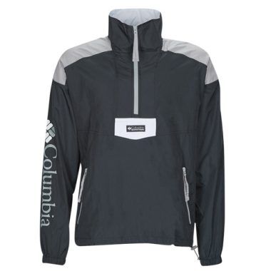 Giacca a vento Uomo Columbia Santa Ana Anorak Nero, ideale per outdoor e attività all'aperto, resistente all'acqua e al vento, design moderno e pratico, perfetta per le avventure in natura e per l'uso quotidiano.