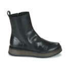 Fly London RENO Schwarze Damen-Ankle-Boots - Gr&ouml;&szlig;e 2