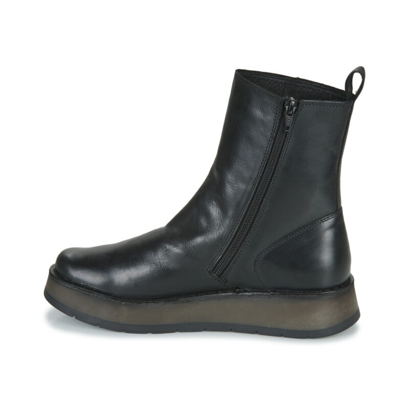 Fly London RENO Schwarze Damen-Ankle-Boots - Gr&ouml;&szlig;e 4