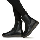 Fly London RENO Schwarze Damen-Ankle-Boots - Gr&ouml;&szlig;e 8