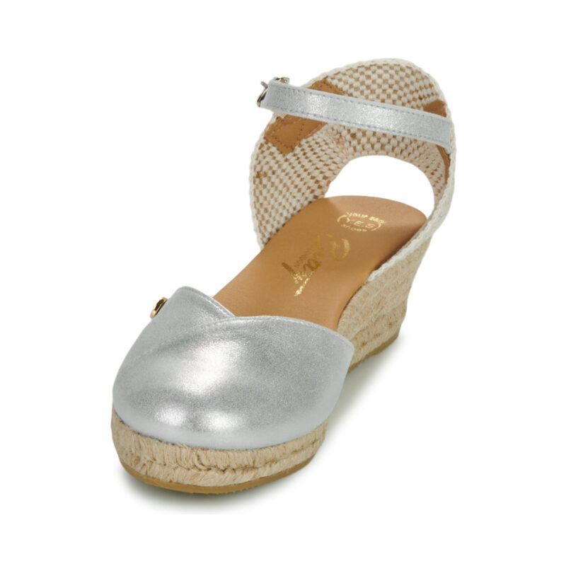 Betty London Espadrilles argent&eacute;es pour femmes INONO - Pointure 3