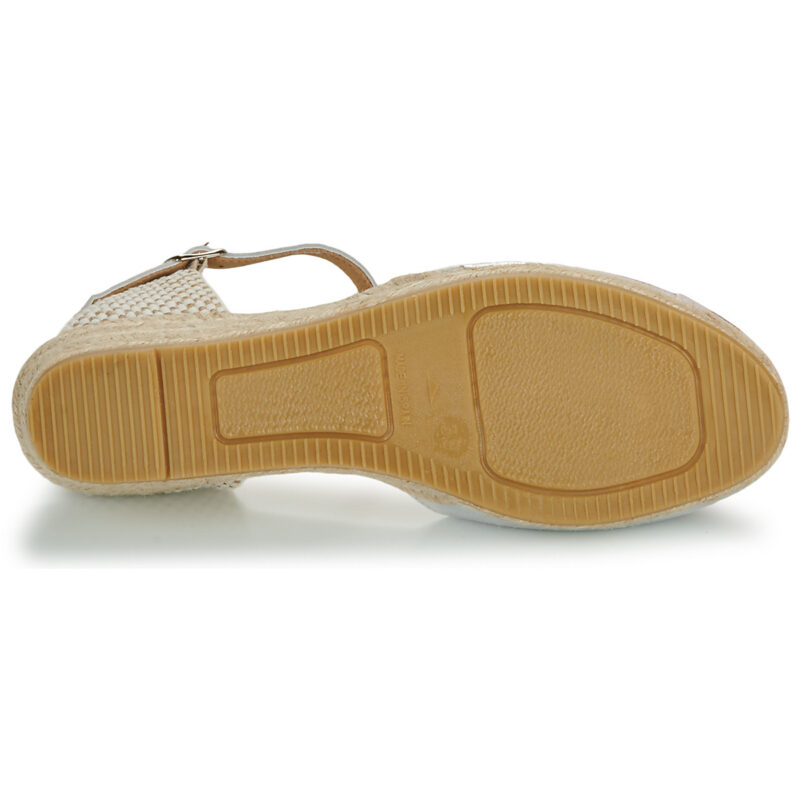 Betty London Espadrilles argent&eacute;es pour femmes INONO - Pointure 7