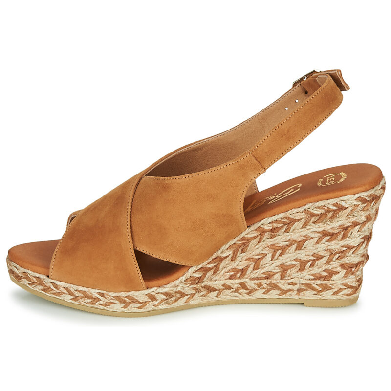Betty London Alpargatas OHINDRA Brown para mujer - Talla 4