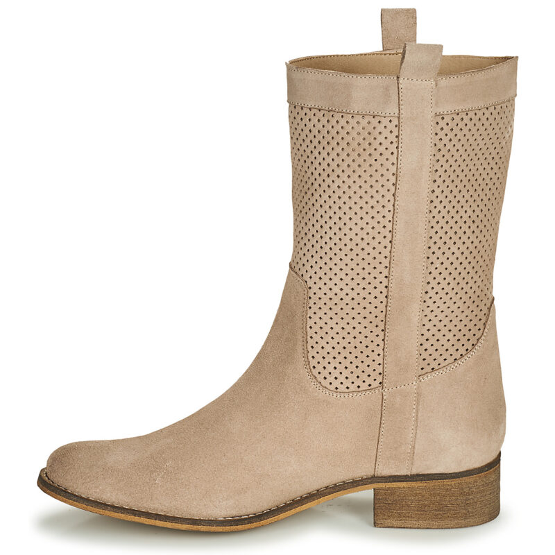 Betty London Botines de mujer ONEVAR color beige - Talla 4