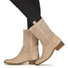 Betty London Botines de mujer ONEVAR color beige - Talla 8