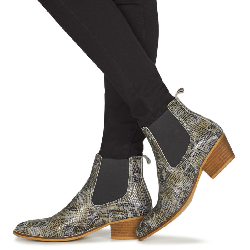 Betty London OGEMMI Gris Bottines Femme - 8