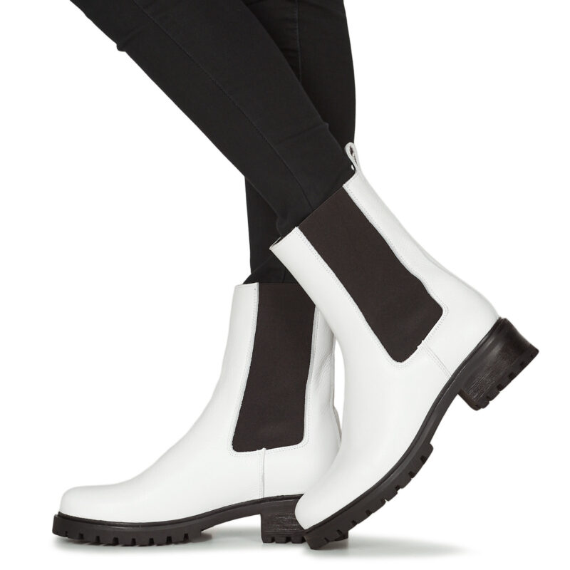 Betty London OLANDI Wei&szlig; Damen Stiefeletten - 8