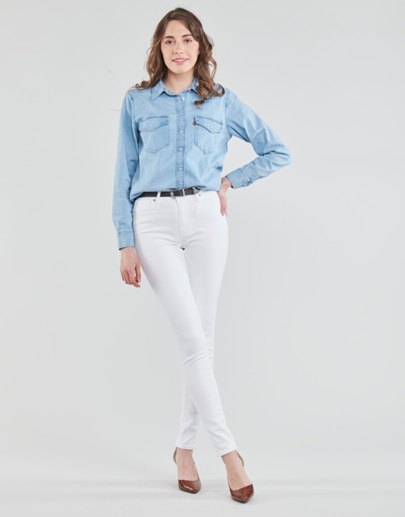 Skynny-Jeans Levis 721 HIGH RISE SKINNY Wei&szlig;e Skynny Jeans Damen - 2
