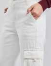 Pantalones cargo Levis Pantalones cargo holgados blancos para mujer - 5